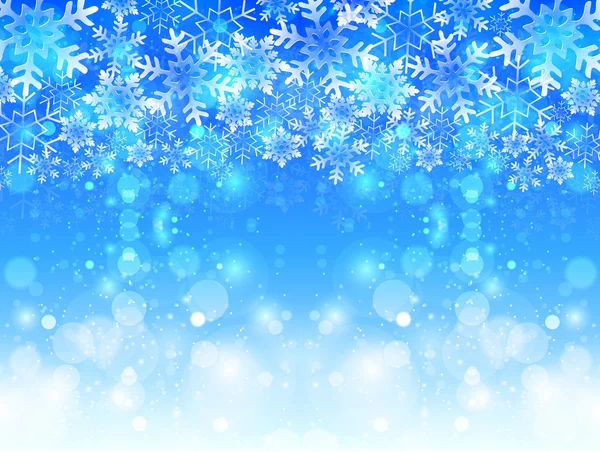 Christmas snow background 　 — Image vectorielle